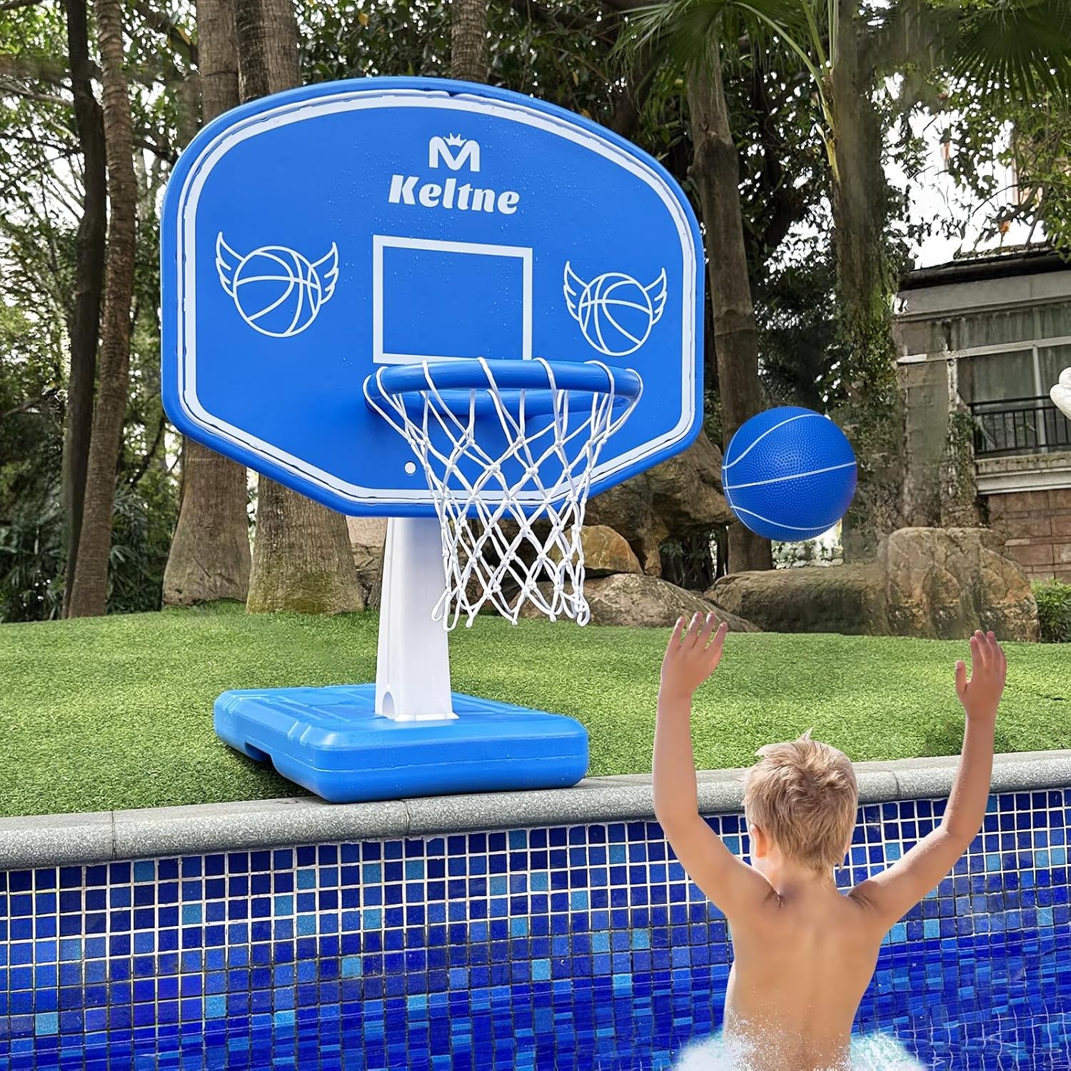 Kids Outdoor Basketball - Großer Basketballkorb für den Pool mit