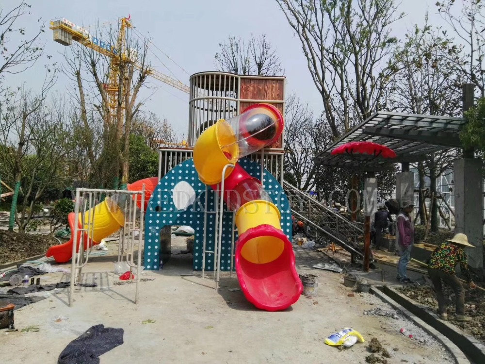 Kids Outdoor Gym Equipment - 2018 NEU CE-zertifizierter City-Themenpark-Spielplatz Cartoon-Elefant der