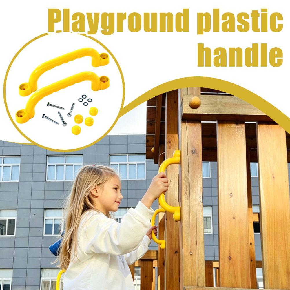 Kids Outdoor Gym Equipment - Sicherheitsgriffe für Spielplätze, Klettergerüst, Outdoor-Greifstangen für