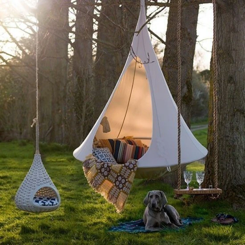 Kids Outdoor Hammock - Kinder Schaukel Outdoor Garten Camp Hängematte