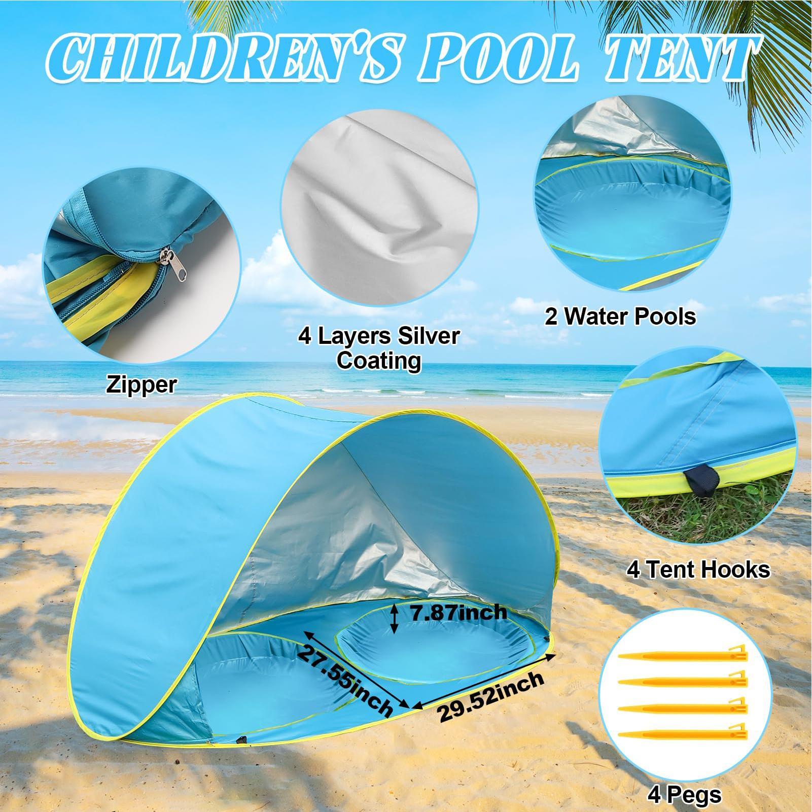 Kinder-Strandzelt mit Pool, UV – Kids Outdoor Wagon Bewertung und Preis