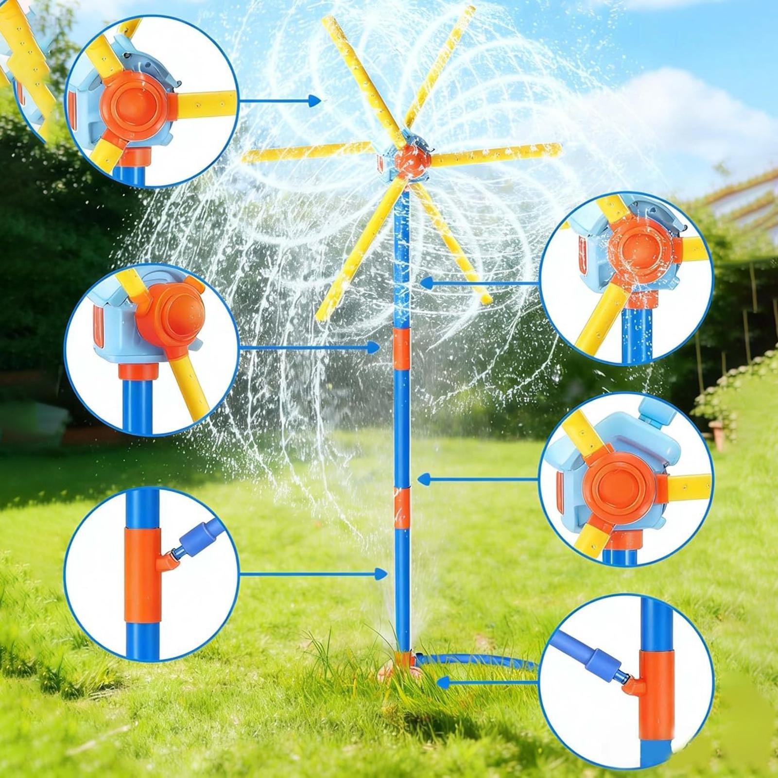 Kinder-Sprinkler-Windmühle, lu – Kids Outdoor Movies Bewertung und Preis