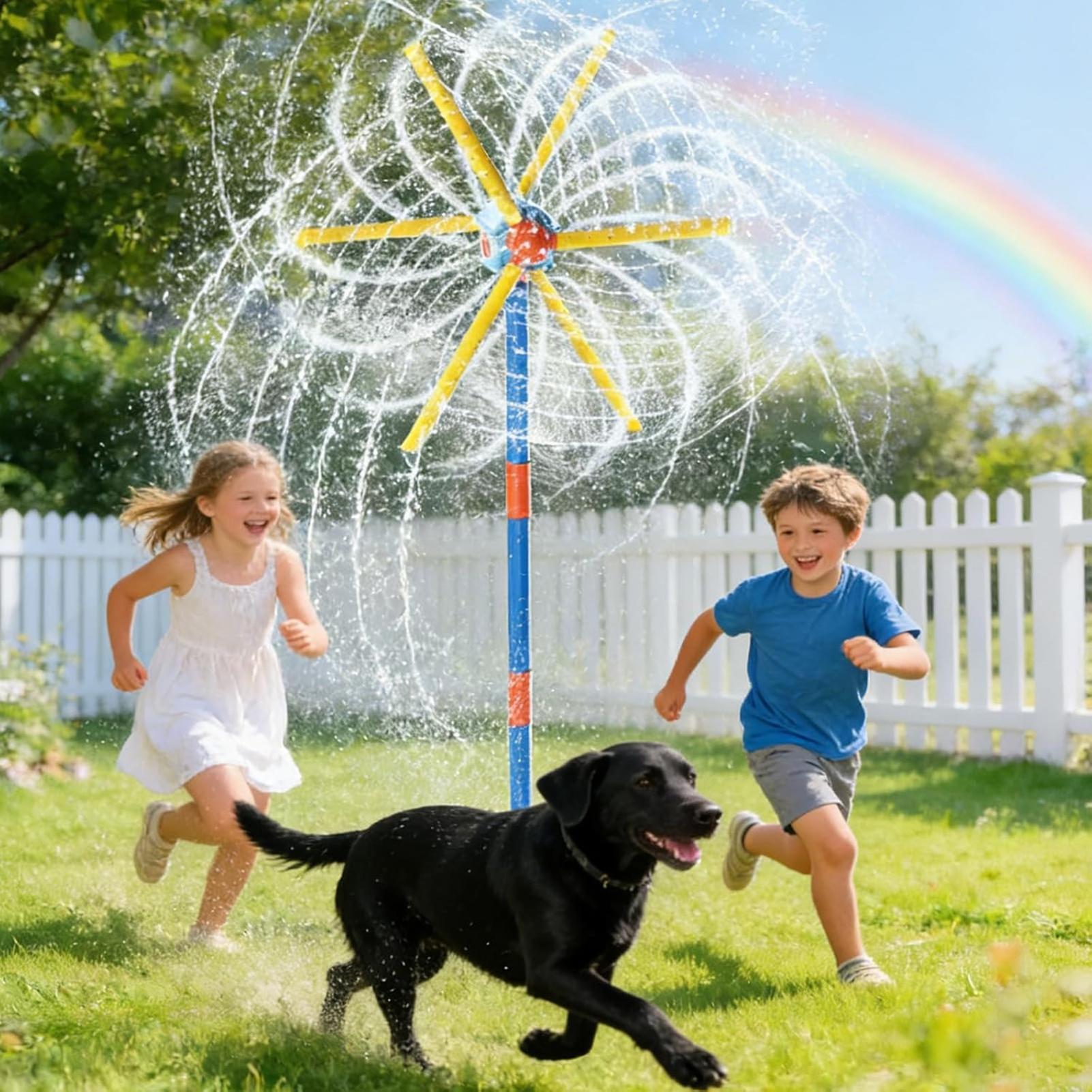 Kinder-Sprinkler-Windmühle, lu – Kids Outdoor Movies Bewertung und Preis