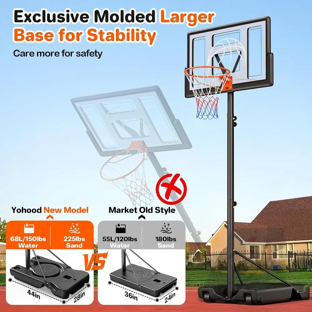 Verstellbares Tragbares Outdoo – Kids Outdoor Basketball Bewertung und Preis