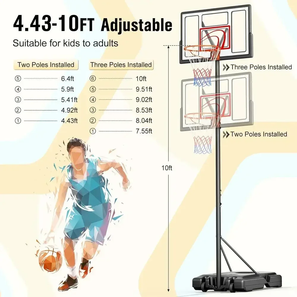 Tragbarer Outdoor-Basketballko – Kids Outdoor Basketball Bewertung und Preis