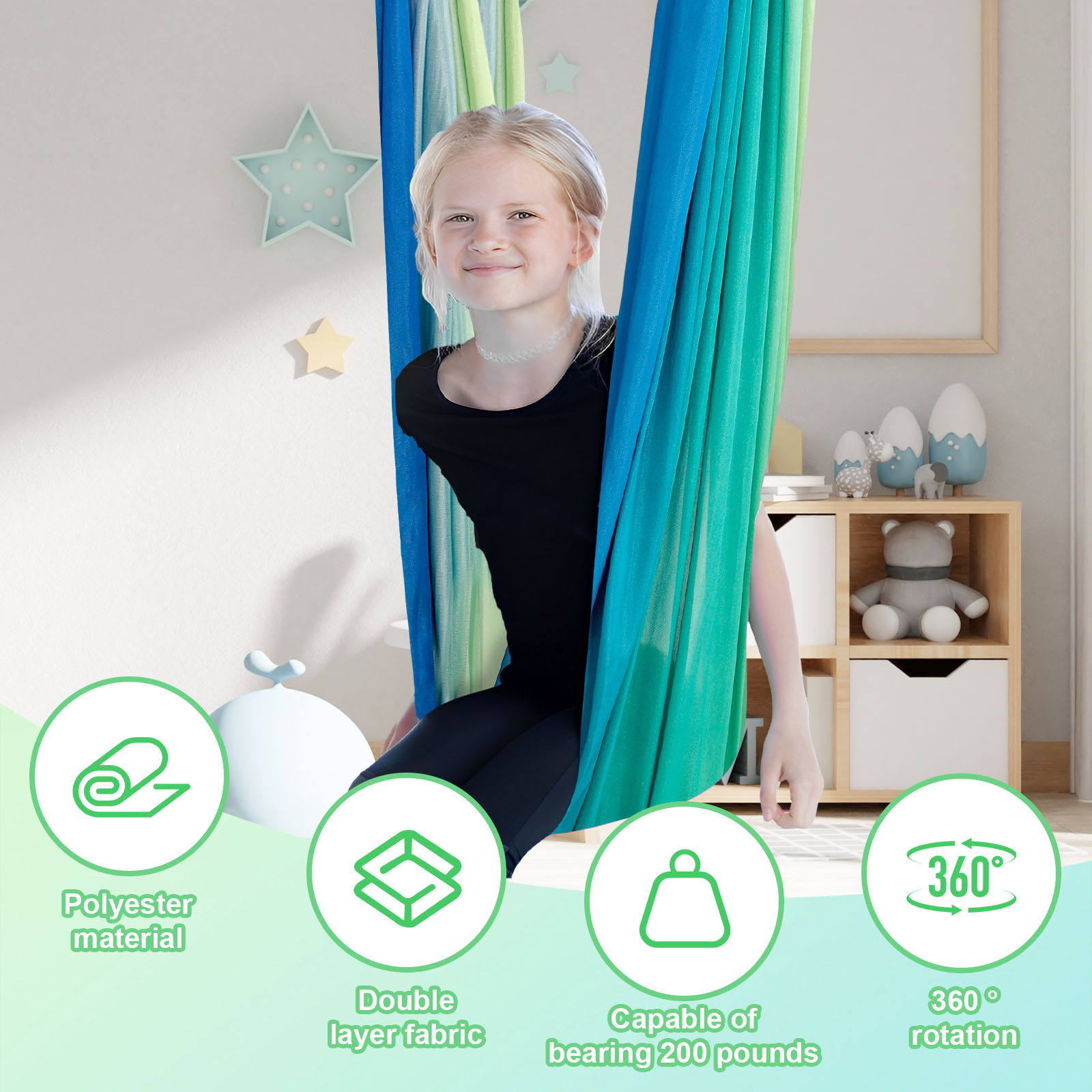 Sensorische Schaukeln für Kind – Kids Outdoor Hammock Bewertung und Preis