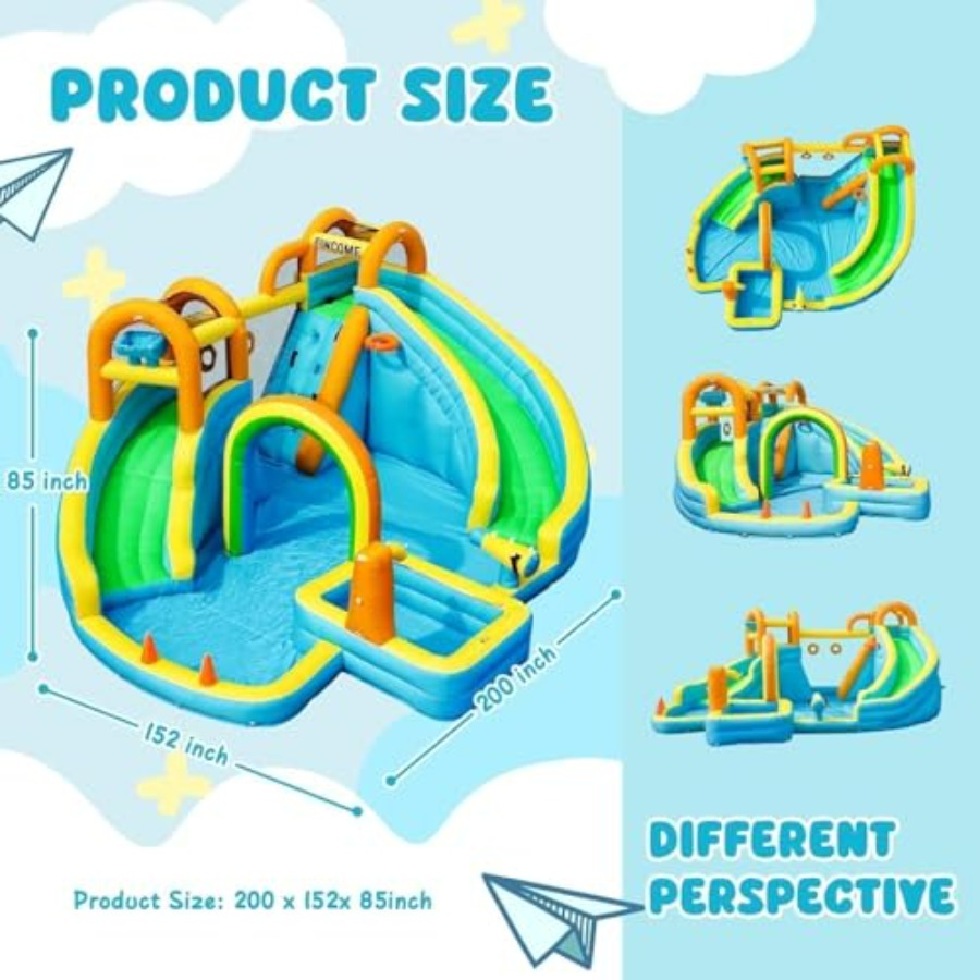 Aufblasbare Wasserrutsche für  – Kids Outdoor Basketball Bewertung und Preis