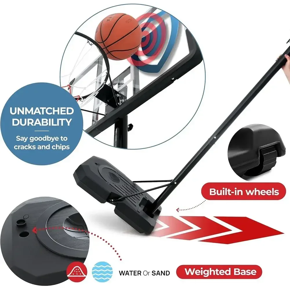 Verstellbares 44-Zoll bruchsic – Kids Outdoor Basketball Bewertung und Preis
