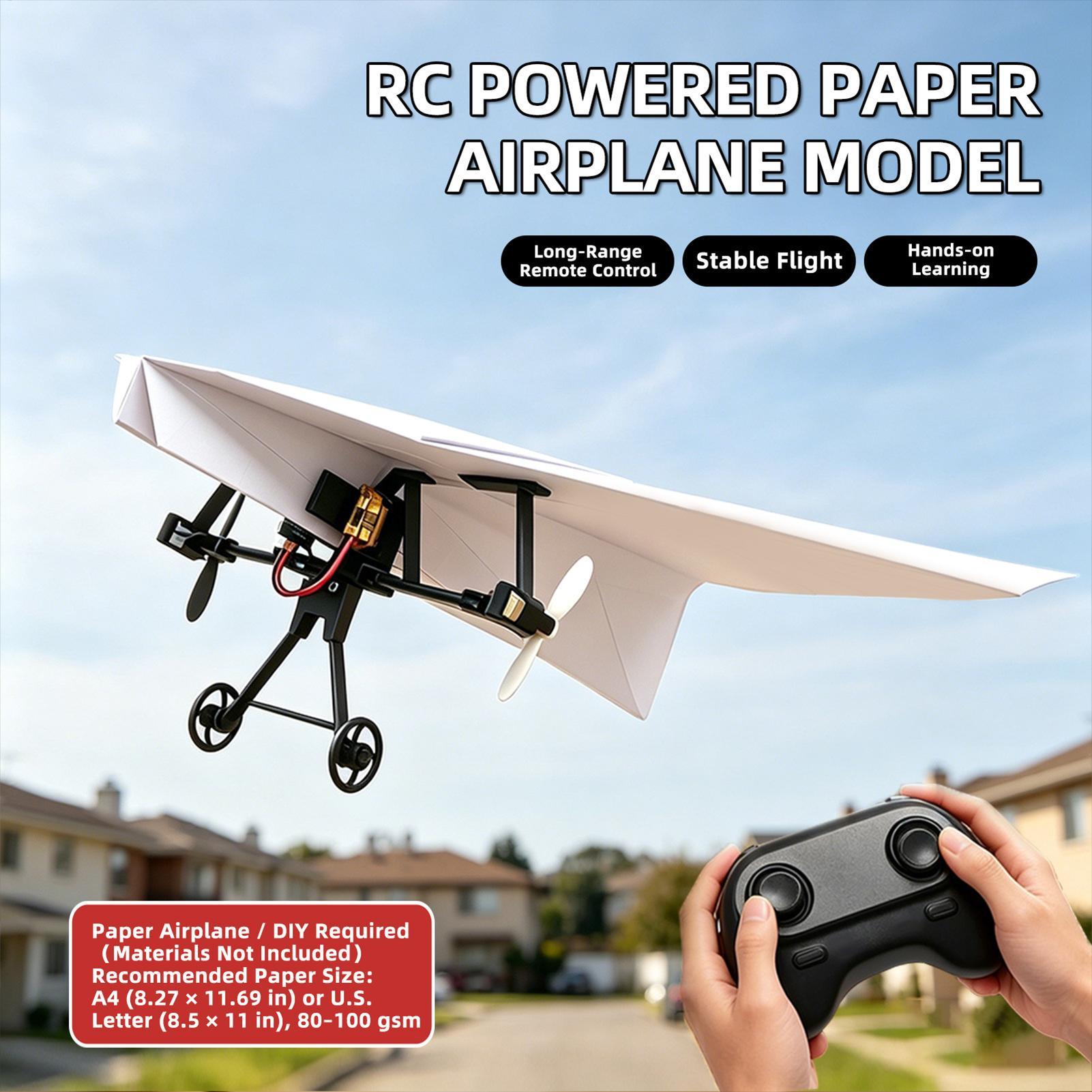 DIY RC Papierflugzeug-Bausatz  – Kids Outdoor Play Equipment Bewertung und Preis