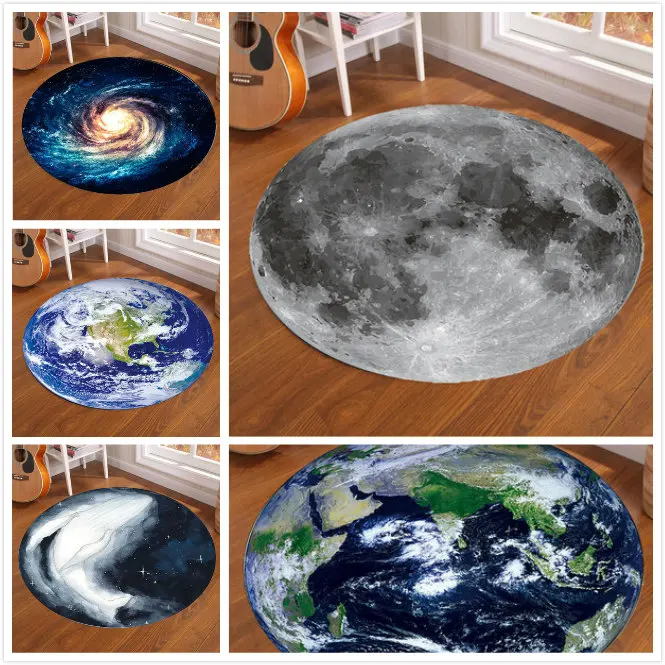 Galaxy Earth Moon Runder Teppi – Kids Outdoor Wagon Bewertung und Preis