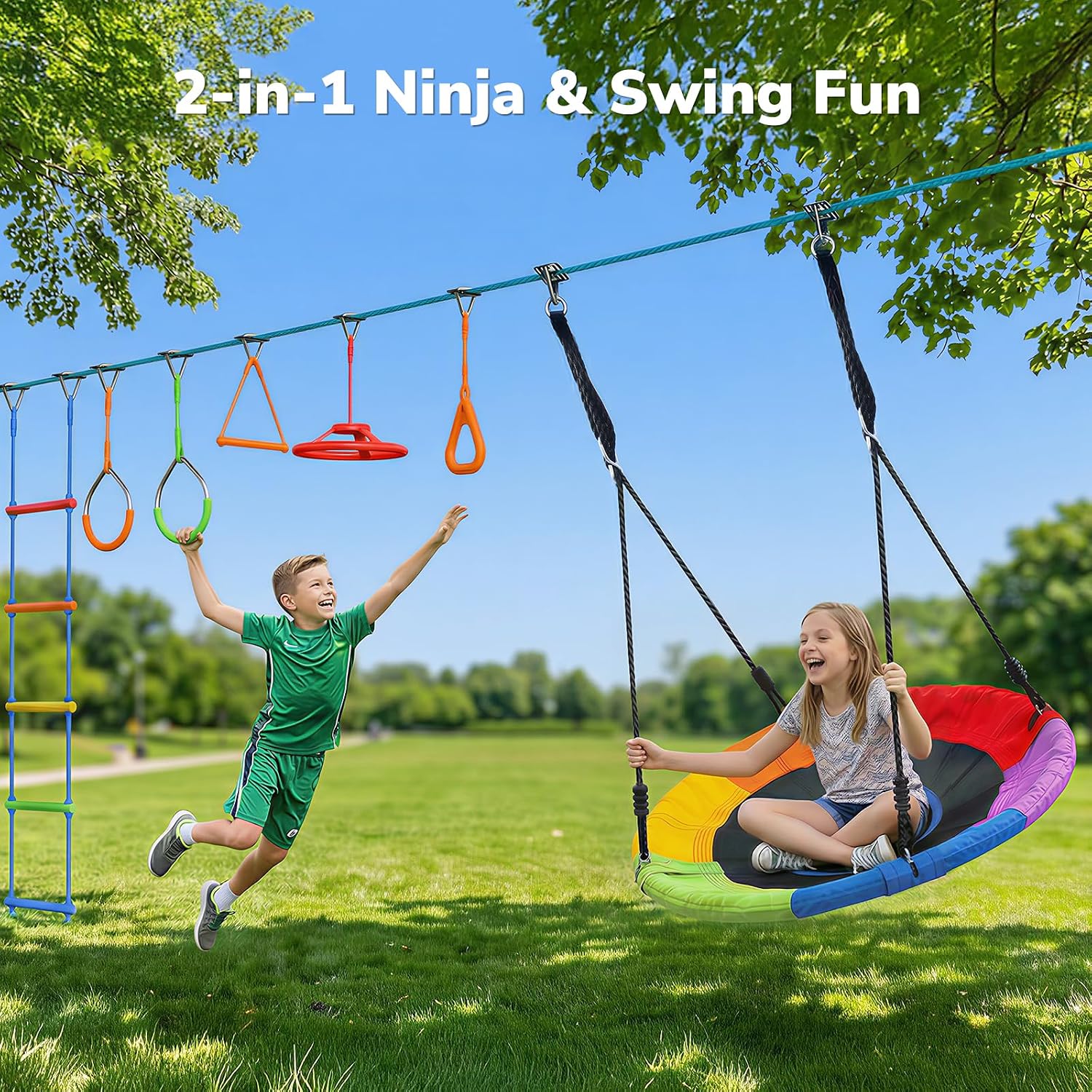 Kinder-Outdoor-Ninja-Warrior-H – Kids Outdoor Ninja Set Bewertung und Preis