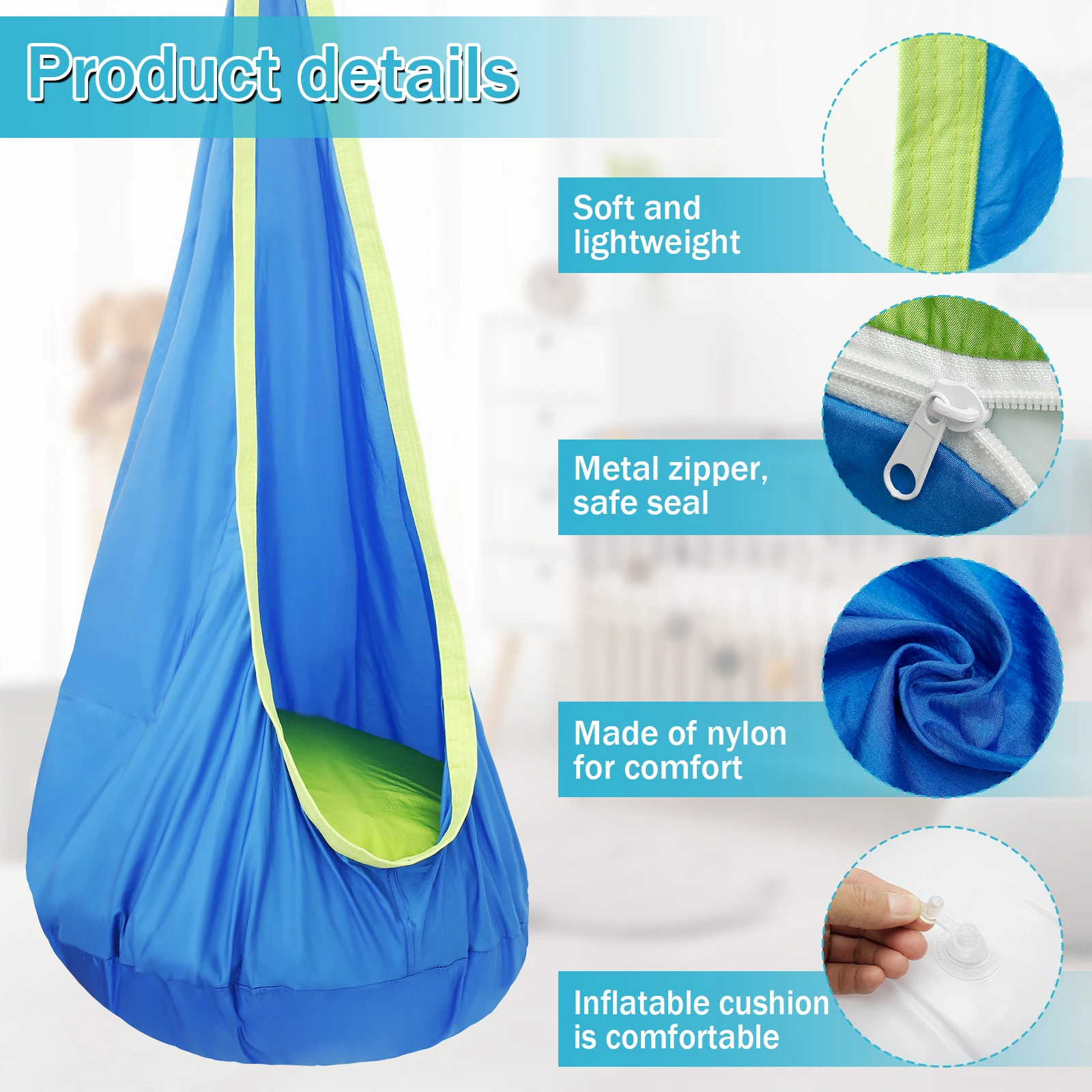 Sensorischer Schaukelstuhl für – Kids Outdoor Hammock Bewertung und Preis