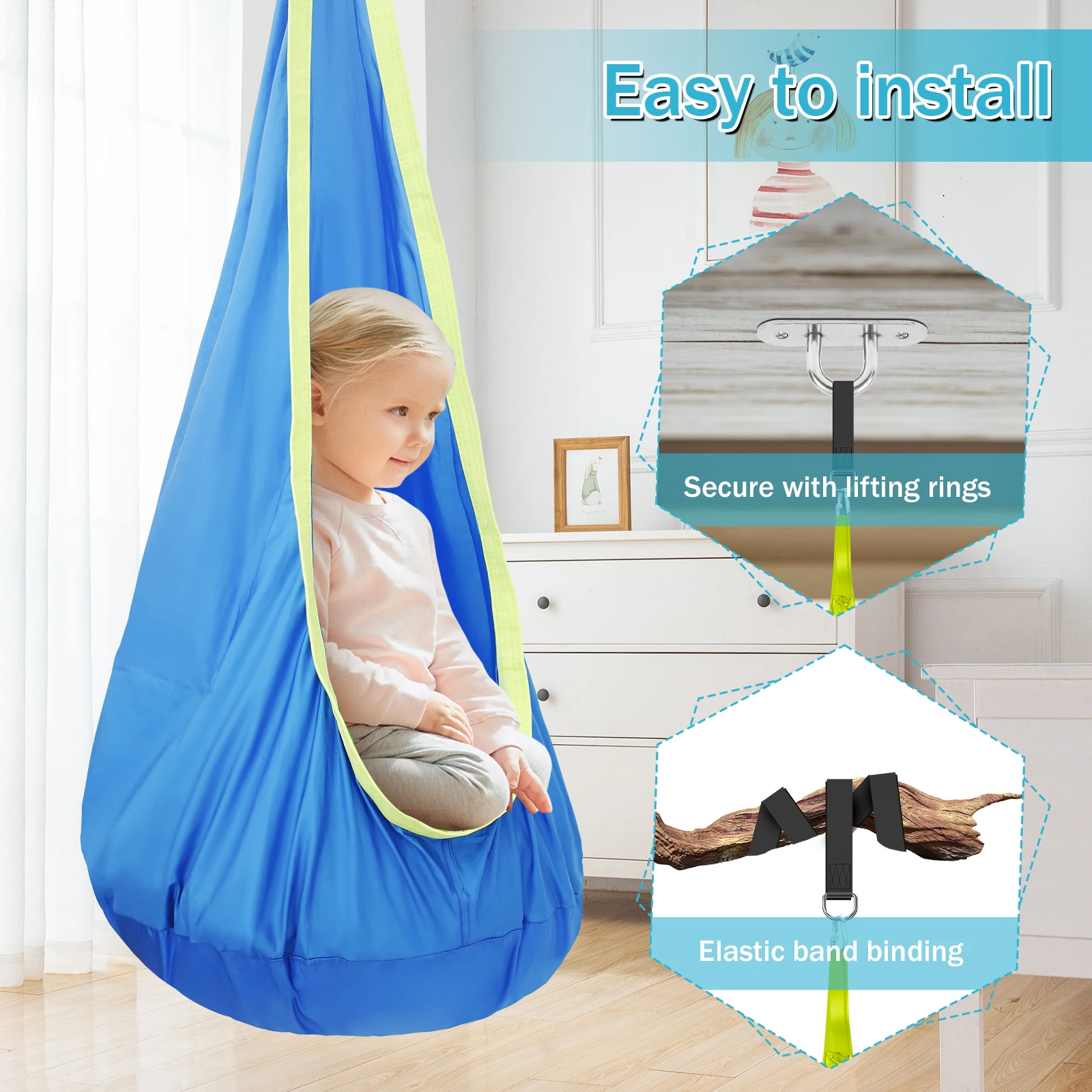 Sensorischer Schaukelstuhl für – Kids Outdoor Hammock Bewertung und Preis