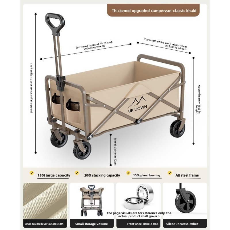 Faltbarer Campingwagen für Kin – Kids Outdoor Wagon Bewertung und Preis